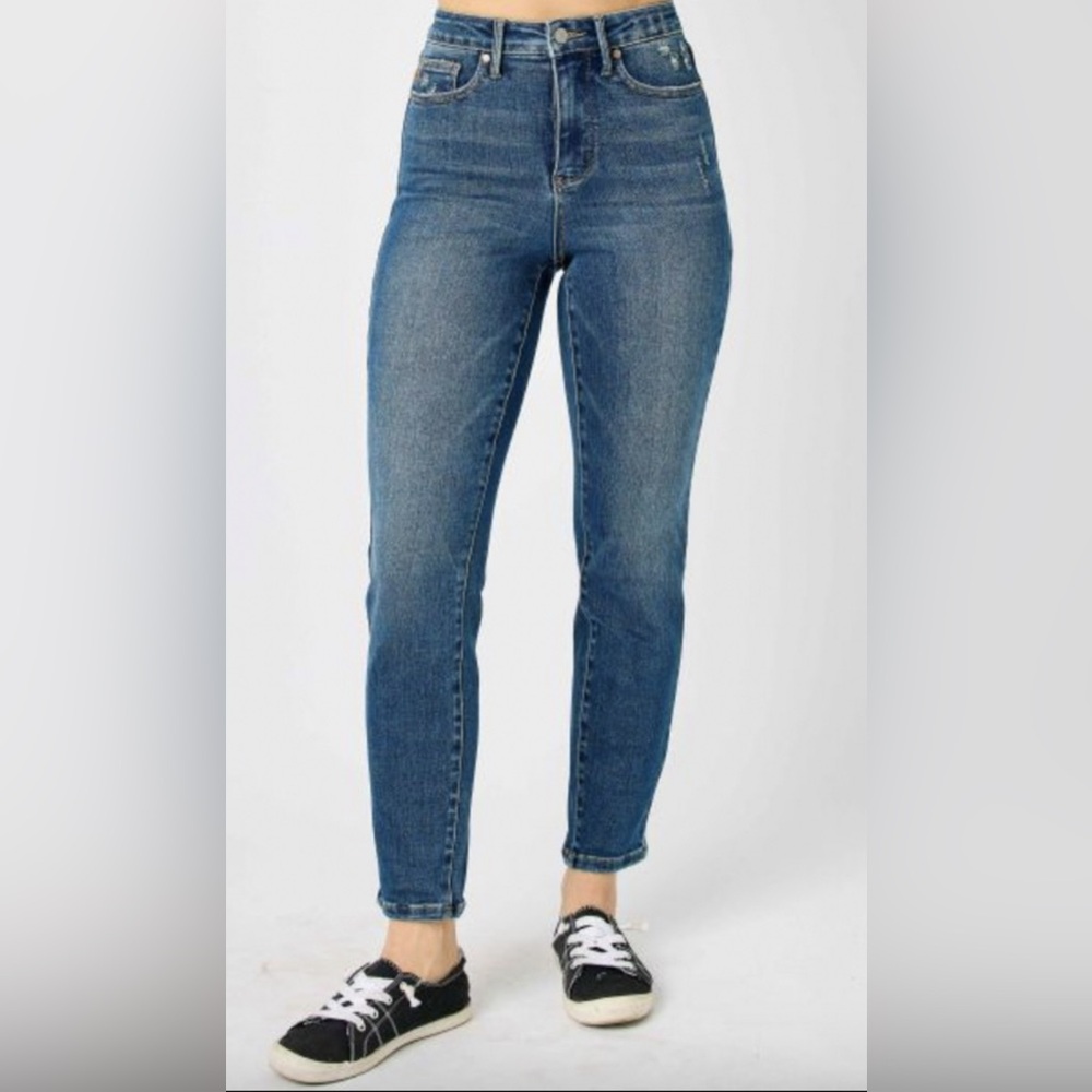 💙JUDY BLUE💙 Tummy Control Hi-Rise Slim Jeans